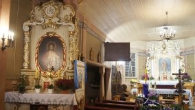 Strzelce – drewniany kościół w pobliżu Jeziora Pakoskiego - zdjęcie 15