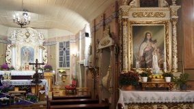Strzelce – drewniany kościół w pobliżu Jeziora Pakoskiego - zdjęcie 18