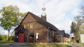 Tajemniczy kamień i drewniany kościół w Kościeszkach - zdjęcie 2
